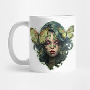 Odd Ivy covered girl Mug